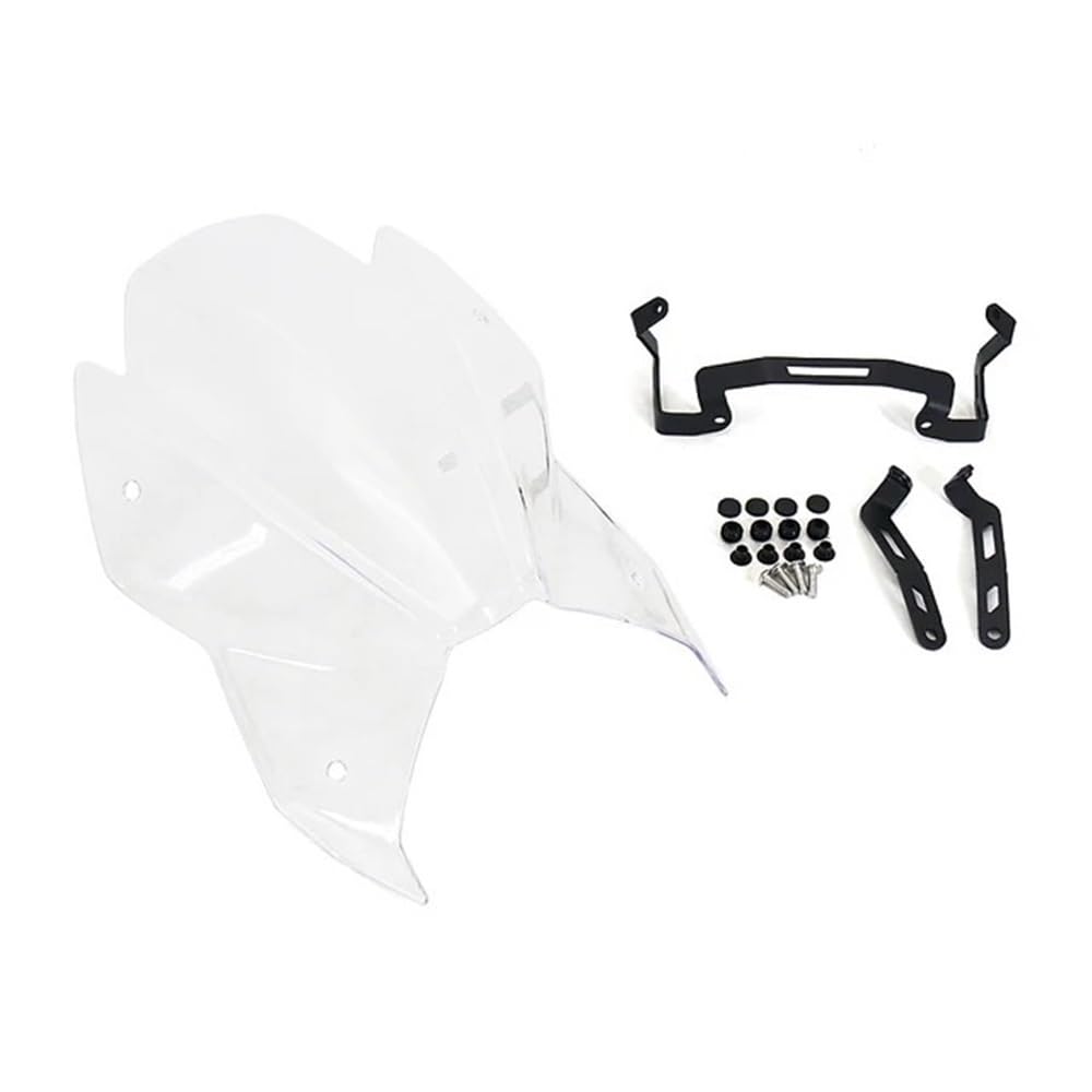 KARDAS Motorrad Windschutzscheiben Für Suzuki GSX-S950 GSX-S1000 GSX-S 950 GSXS 1000 2021 2022 2023 Frontscheibe Wind Schild Zubehör Windschutz Windschutz(Transparent) von KARDAS