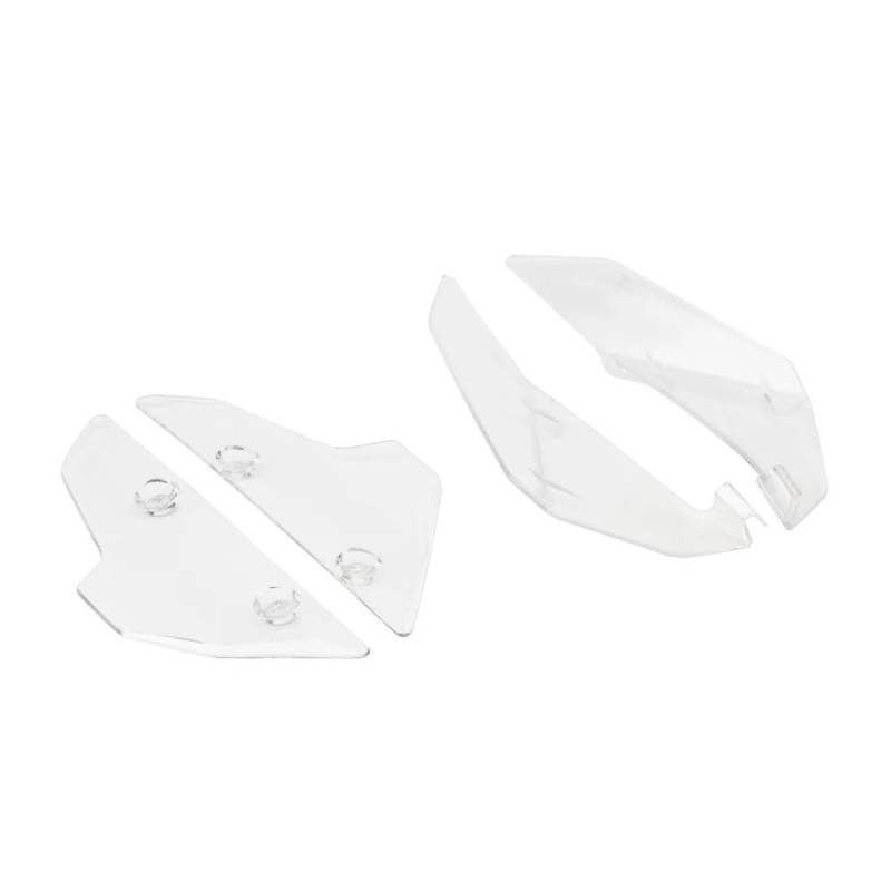 KARDAS Motorrad Windschutzscheiben Motorrad Zubehör Windschutzscheibe Seite Deflektor Handshield Front Windabweiser Für H&ONDA XL750 Transalp XL 750 TRANSALP 2023(Set - Clear) von KARDAS