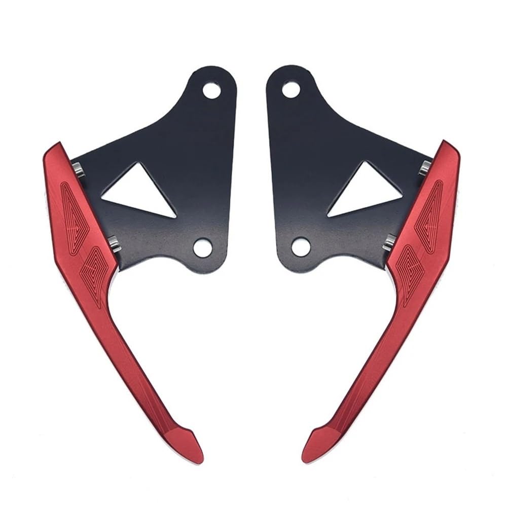 KARDAS Rear Sozius Beifahrer Haltegriff Für H&ONDA Grom MSX125 SF M3 Motorrad Hinten Passagier Haltegriffe Sitz Schiene Sozius Griff Armlehne(Red) von KARDAS