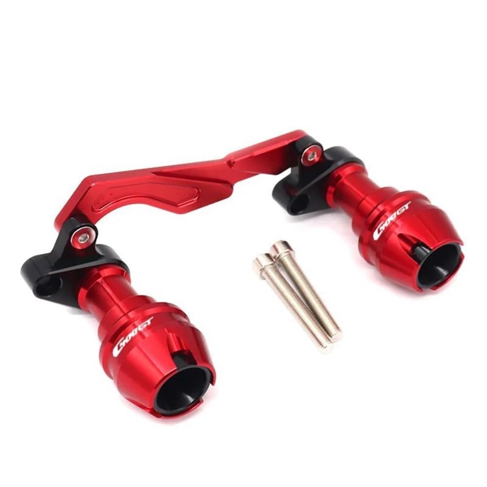 Motorrad Refit Teile Frame Slider Für B&MW C400X C400GT Motorrad Anti-Kollision Slider Schutz Schalldämpfer Rohr Rahmen Slider Fall Schutz(Red) von KARDAS