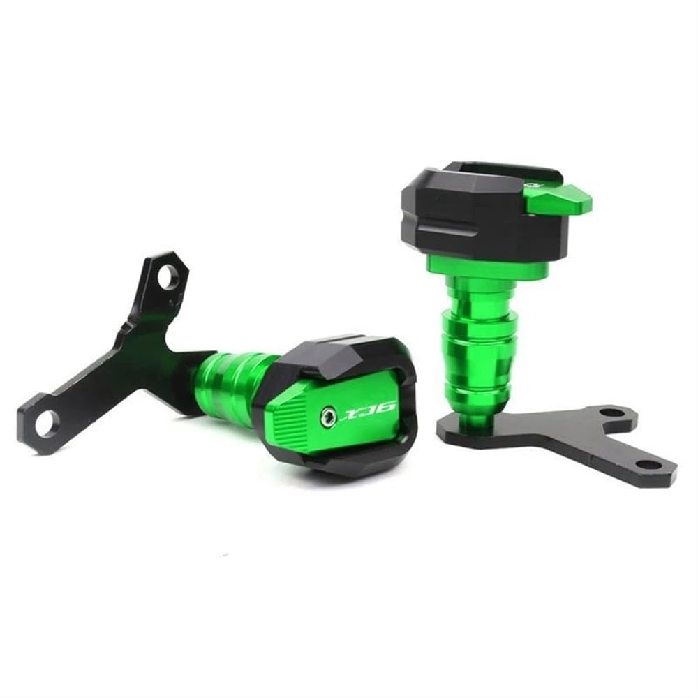 Motorrad Refit Teile Frame Slider Für Y&AMAHA XJ6 XJ-6 Motorrad Fallen Schutz Rahmen Slider Verkleidung Schutz Anti Crash Pad Protector(Green) von KARDAS