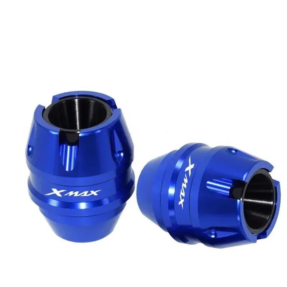 Motorrad Refit Teile Frame Slider Für Y&AMAHA XMAX300 Gabel Rad Herbst Schalldämpfer Rohr Rahmen Schutz Rahmen Slider Anti Crash Protector(Blue) von KARDAS