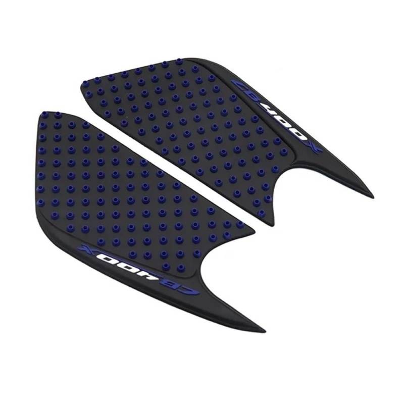 Motorrad Tank Gummi Pads Für CB400x CB400X CB 400X Motorrad Schutz Anti Slip Öl Tank Pad Aufkleber Gas Knie Grip Traktion Seite 3M Aufkleber(Black 8) von KARDAS