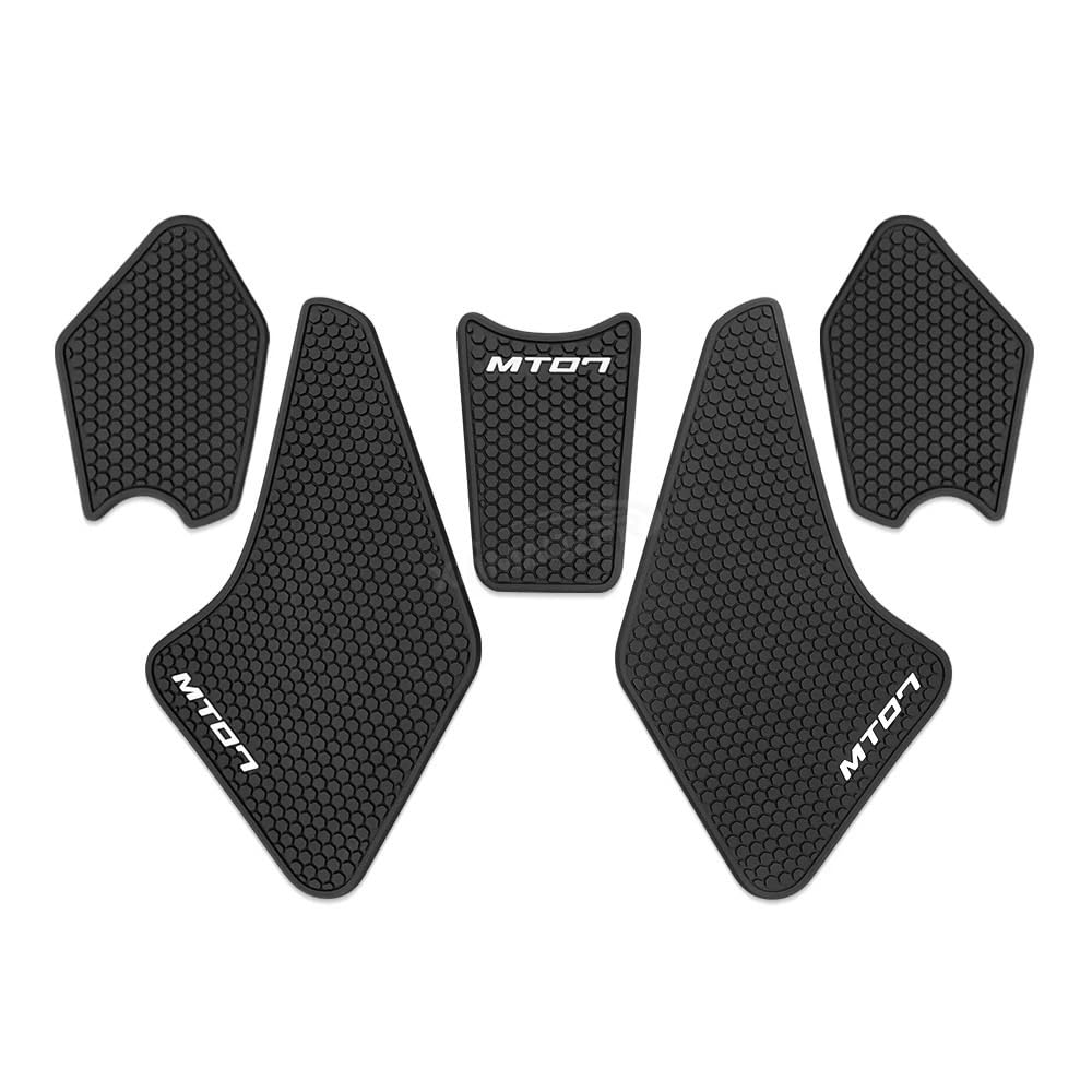 Motorrad Tank Gummi Pads Für MT07 MT-07 2021 2022 2023 2024 Motorrad Zubehör Tank Traction Pad Anti Slip Aufkleber Gas Mt 07 Knie Grip Schutz von KARDAS