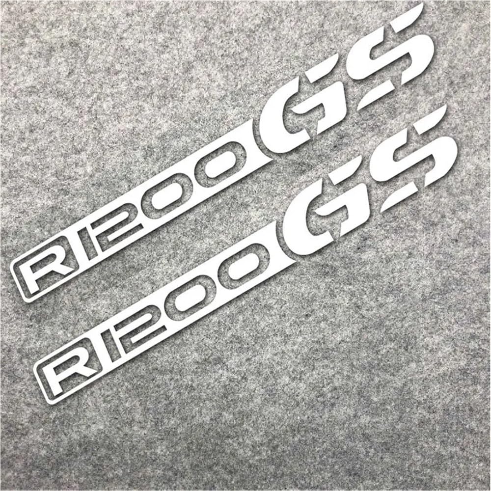 Motorrad Tank Gummi Pads Für R1200GS R1200 R 1200 GS Motorrad Helm Tank Pad Aufkleber Körper Shell Räder Felgen Aufkleber Reflektierende Abenteuer Zubehör(Silver) von KARDAS