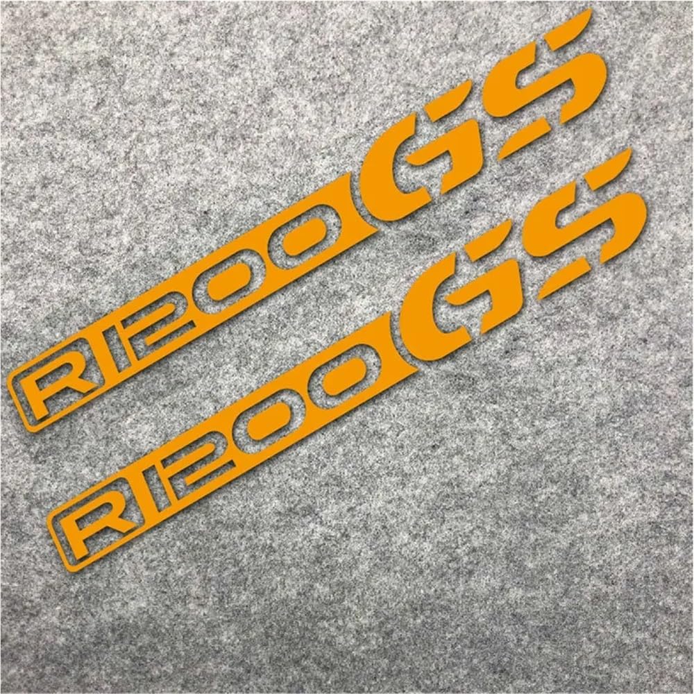 Motorrad Tank Gummi Pads Für R1200GS R1200 R 1200 GS Motorrad Helm Tank Pad Aufkleber Körper Shell Räder Felgen Aufkleber Reflektierende Abenteuer Zubehör(Yellow) von KARDAS