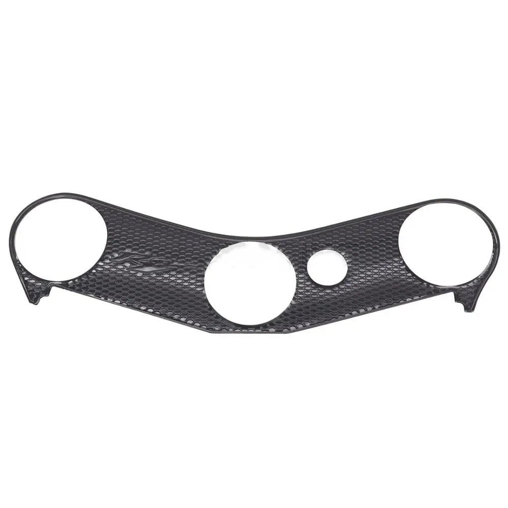 Motorrad Tank Gummi Pads Für YZF-R1 YZFR1 2002 2003 2004 2005 2006 2007 2008 Motorrad Aufkleber Pad Triple Tree Top Clamp Oberen Front End Aufkleber(Black) von KARDAS