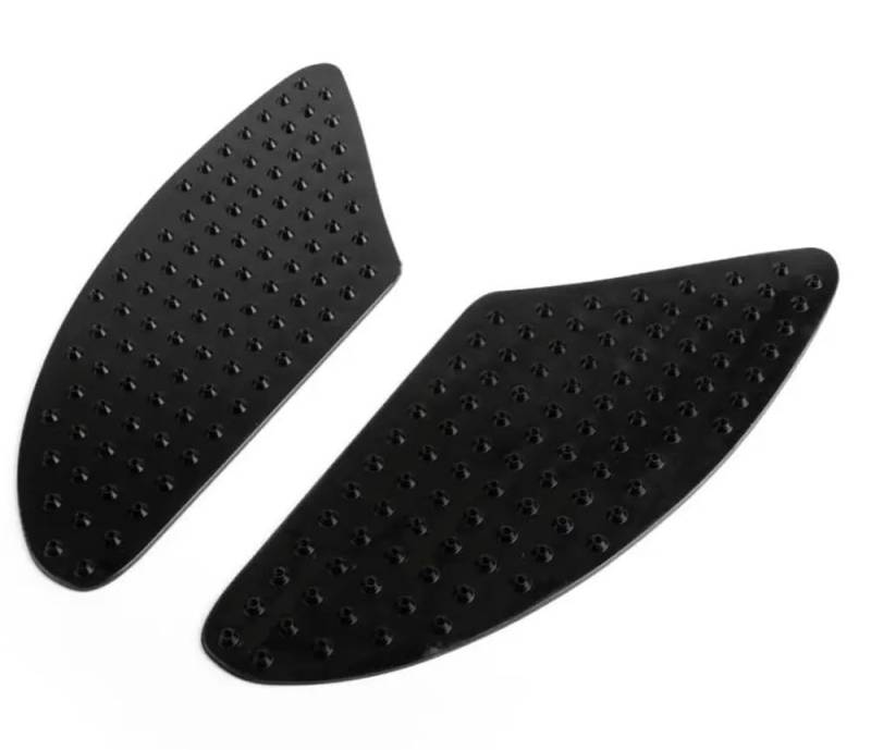 Motorrad Tank Gummi Pads Für Z1000 ZX6R Für R1 R6 Für CBR600RR CBR1000RR Tank Grip Traction Pad Seite Gas Knie Schutz(Black) von KARDAS