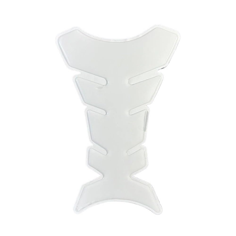 Motorrad Tank Gummi Pads Universal Für Für Für Suzuki Für Transparenter Harz-Motorrad-Tankpad-Aufkleberschutz(White 1) von KARDAS