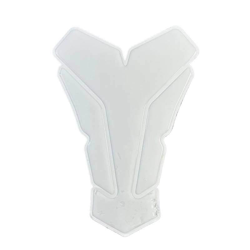 Motorrad Tank Gummi Pads Universal Für Für Für Suzuki Für Transparenter Harz-Motorrad-Tankpad-Aufkleberschutz(White 3) von KARDAS