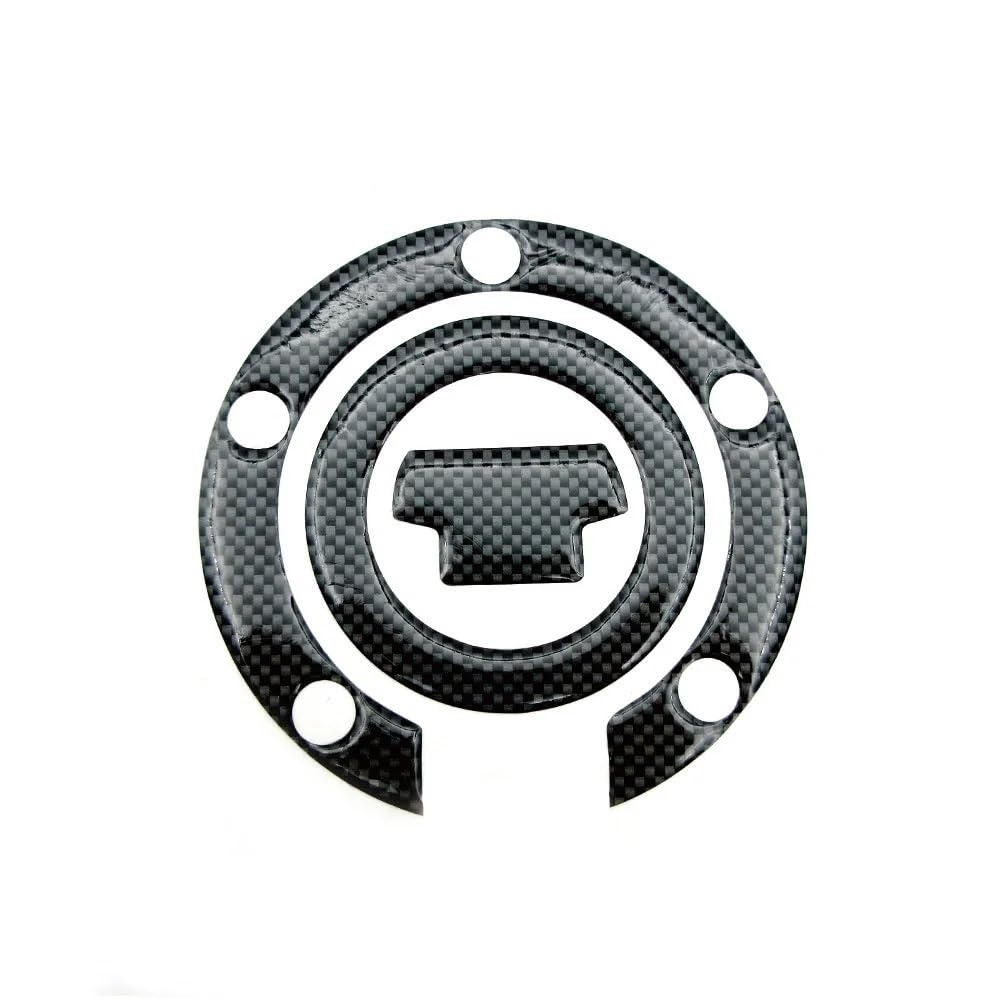 Motorrad Tank Gummi Pads Universal Für Für Suzuki Für Für Carbon Fuel Gas Öl Kappe Tank Pad Tankpad Schutz Aufkleber Motorrad(Black 04) von KARDAS