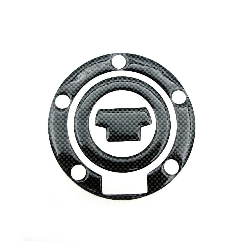 Motorrad Tank Gummi Pads Universal Motorrad Für Für Suzuki Für Für Carbon Fuel Gas Öl Kappe Tank Pad Tankpad Schutz Aufkleber(Black 03) von KARDAS