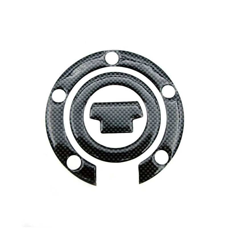 Motorrad Tank Gummi Pads Universal Motorrad Für Für Suzuki Für Für Carbon Fuel Gas Öl Kappe Tank Pad Tankpad Schutz Aufkleber(Black 04) von KARDAS