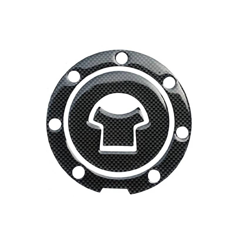 Motorrad Tank Gummi Pads Universal Motorrad Für Für Suzuki Für Für Carbon Fuel Gas Öl Kappe Tank Pad Tankpad Schutz Aufkleber(Black 09) von KARDAS