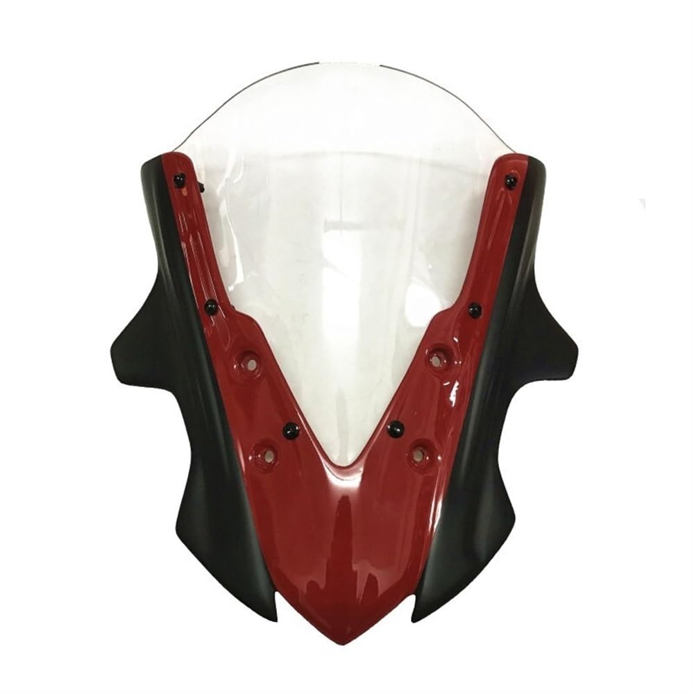 Motorrad Windschutzscheibe ABS Motorrad Zubehör Windschutzscheibe Windabweiser Visier Viser Front Glas Deflektor Für H&ONDA CBR650F 2014-2019(16) von KARDAS