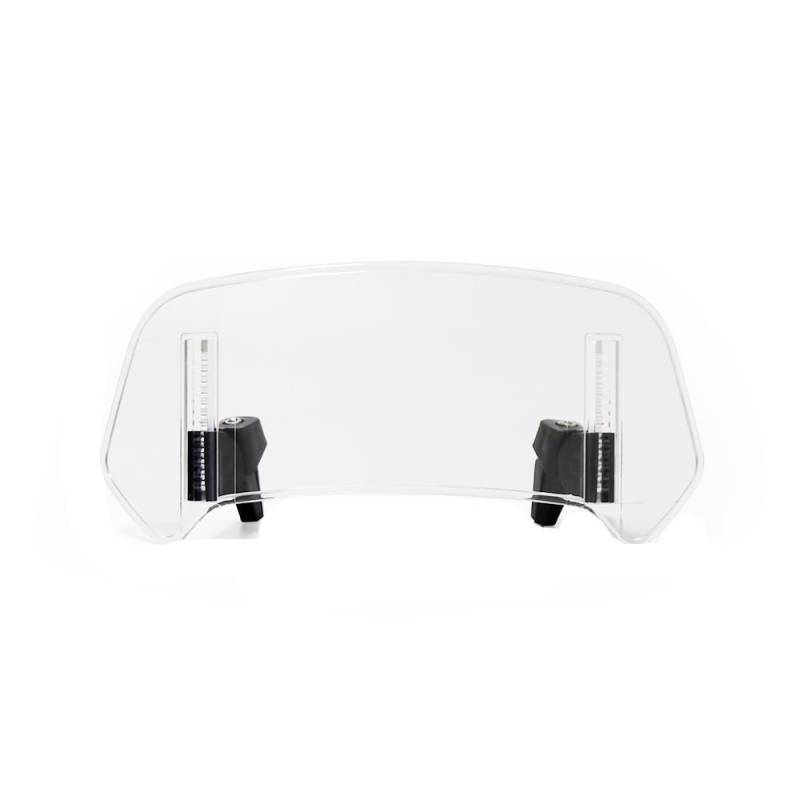 Motorrad Windschutzscheibe Für Y&AMAHA TMAX TMAX 500 TMAX 530 TMAX560 Universal Motorrad Windschutzscheibe Verlängerung Einstellbare Spoiler Deflektor Zubehör(Small Transparent) von KARDAS