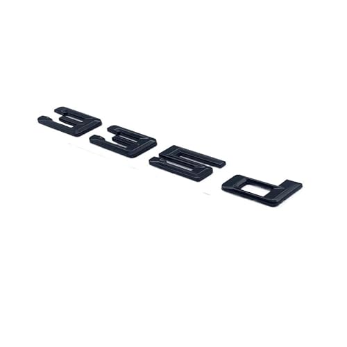 Schriftart 316d 318d 320d 325d 328d 330d 335d GT ABS Zahlen Buchstaben Emblem kompatibel for BMW 3er E90 E46 F30 Kofferraum-Logo-Aufkleber (Color : Glossy Black 335d) von KARFRI