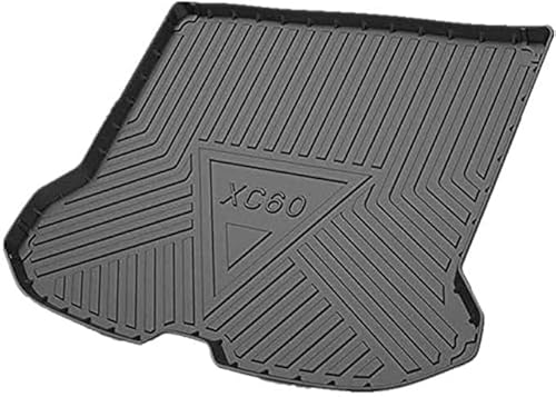 Auto Leder Kofferraummatte Für Volvo XC60 2011-2015 2016 2017, Wasserabweisend Kofferraumwanne Schutzmatten Cargo Mat Innenzubehör von KAROB