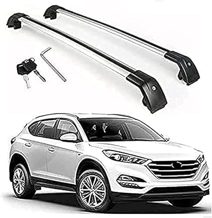 Dachträger Für Hyundai Tucson 2016-2021, Auto Dachreling Rack Gepäck Träger Bars Querträger Dachfahrradträger Autoteile von KAROB