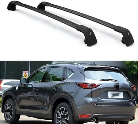 Dachträger Für Mazda CX-5 CX5 SUV 2017-2022, Auto Dachreling Rack Gepäck Träger Bars Querträger Dachfahrradträger Autoteile von KAROB