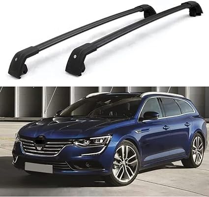 Dachträger Für Renault Talisman Grandtour 2016-2019, Auto Dachreling Rack Gepäck Träger Bars Querträger Dachfahrradträger Autoteile von KAROB