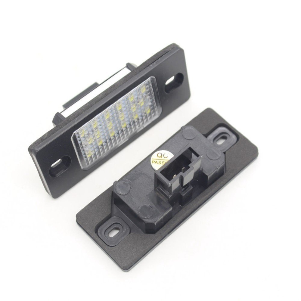 KATUR 1 Paar Kfz-Lampen, Kennzeichenbeleuchtung 18 LEDs des Typ 3528 SMD von KATUR