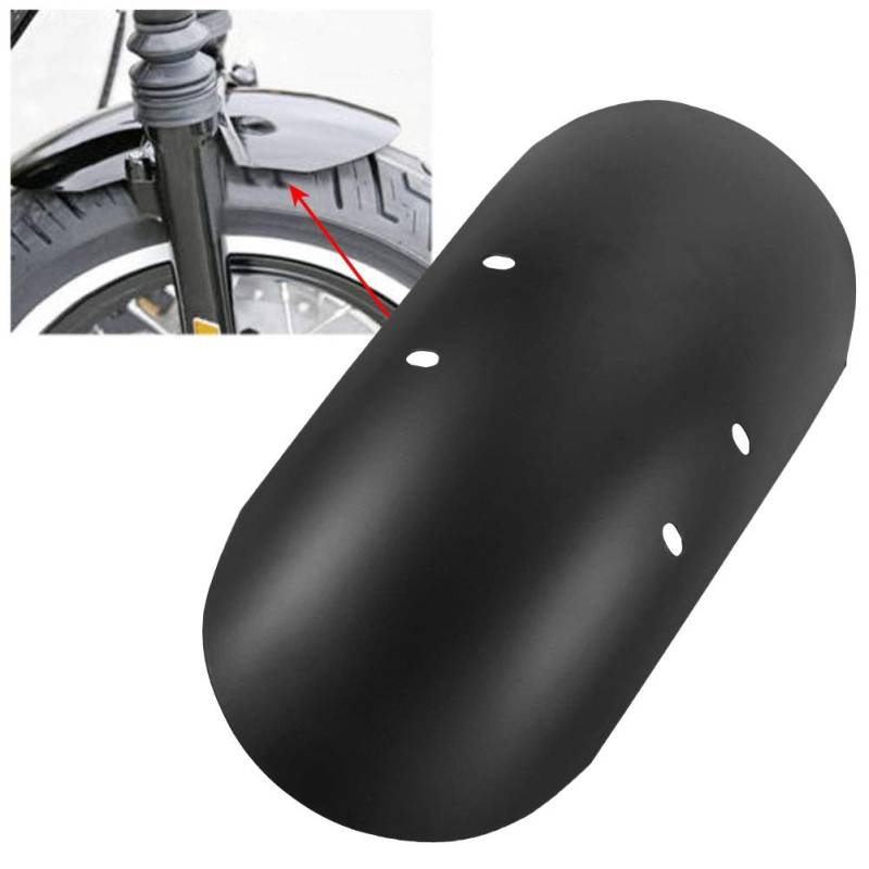 KATUR Motorrad Matte Metall Short Front Kotflügel Kotflügel 13 5/8 "Hochwertiges Metalleisen Für Harley Davidson Achtundvierzig 48 XL1200X 2010-2017 von KATUR