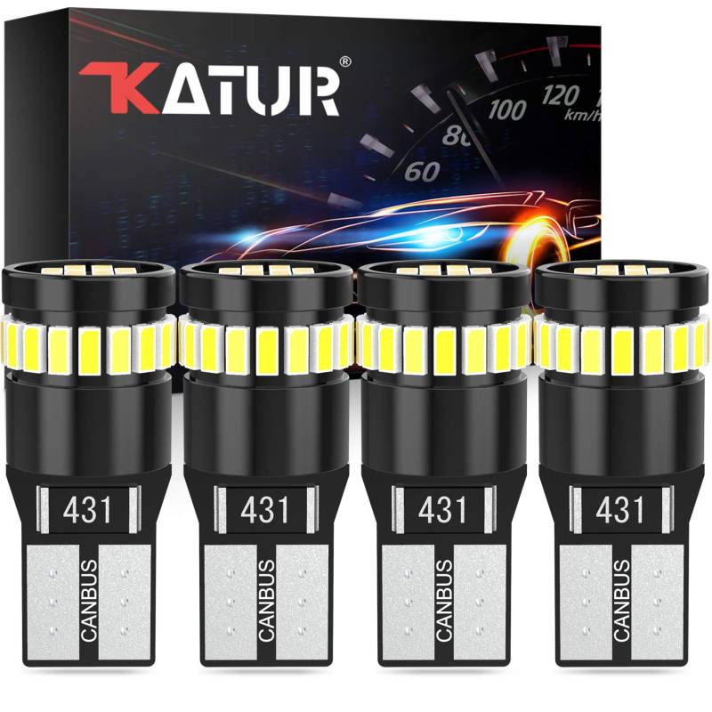 katur 2 Super helle 250 Lumen T10 LED Leuchtmittel 168 175 194 921 912 2825 LED Ersatz Lampe 3014 24SMD Auto Innen Armaturenbrett Signal Seite Marker Dome Karte Leuchtmittel 12 V 1 W 6000 K Weiß von KATUR