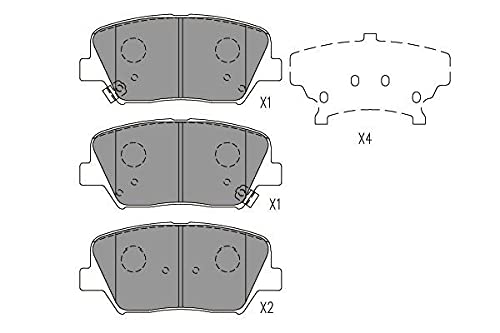 KAVOPARTS KBP-3050 Bremsbeläge von KAVOPARTS
