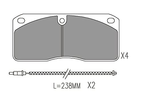 KAVOPARTS KBP-6622 Bremsbeläge von KAVOPARTS