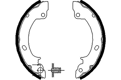 KAVOPARTS KBS-3418 Bremsbacken und Zubehör von KAVOPARTS