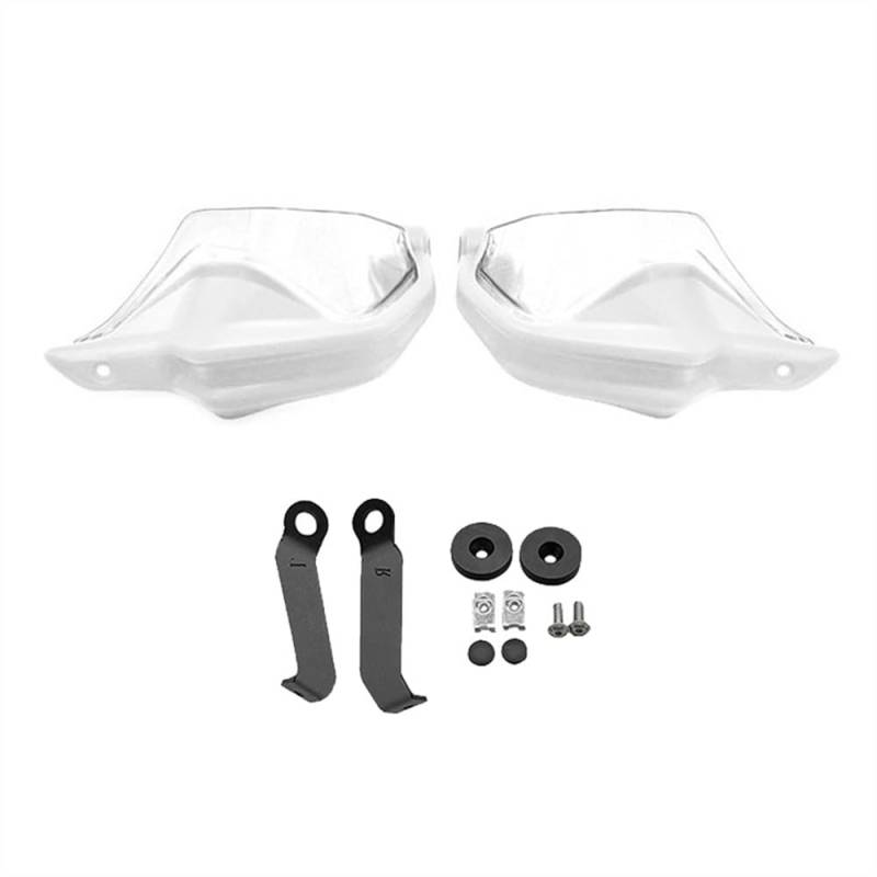 KAVSY Motorrad-Lenker-Handschutz Für H&ONDA Integra750 NC750D NC 750 D Integra 750 S Motorrad Schwarz Handprotektoren Bremse Kupplungshebel Schutz Handschutz Schild(White49) von KAVSY