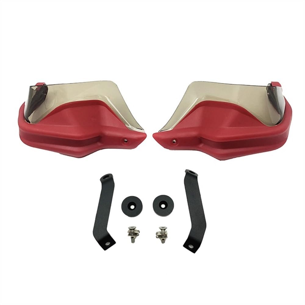 KAVSY Motorrad-Lenker-Handschutz Für H&ONDA NC750X DCT NC750S NC700X NC 750X2013-2021 2022 Motorrad Handprotektoren Schild Guards Windschutzscheibe Hand Wind Schutz(Red29) von KAVSY