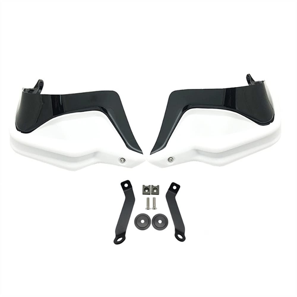 KAVSY Motorrad-Lenker-Handschutz Für H&ONDA NC750X DCT NC750S NC700X NC 750X2013-2023 Motorrad Carbon Handprotektoren Schild Guards Windschutzscheibe Hand Wind Schutz(White Black17) von KAVSY