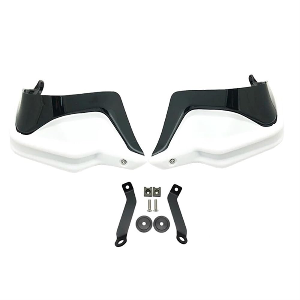 KAVSY Motorrad-Lenker-Handschutz Für HON&DA NC750X DCT NC750S NC700X NC 750 X 2013-2023 Motorrad Carbon Handprotektoren Schild Guards Windschutzscheibe Hand Wind Schutz(White Black17) von KAVSY