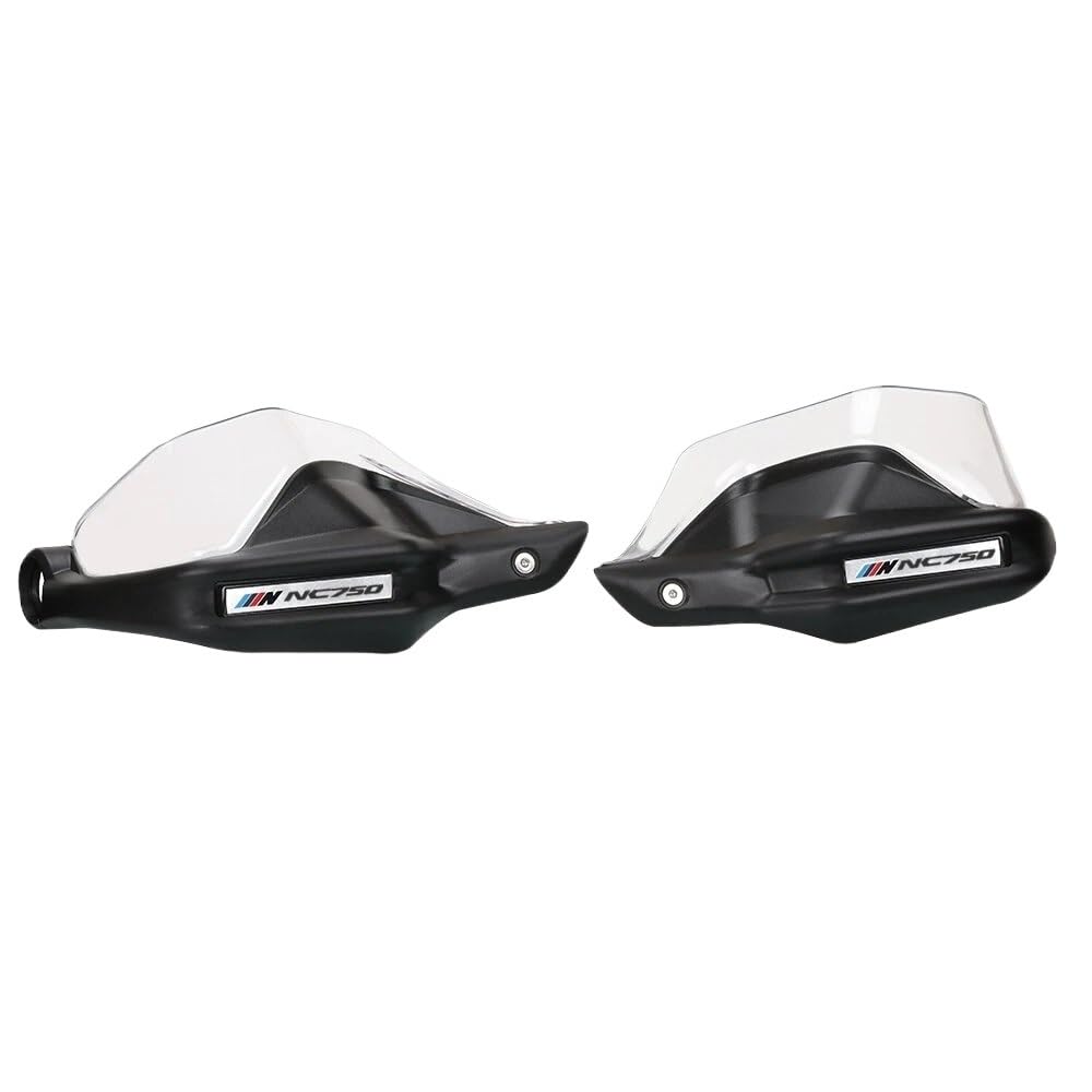 KAVSY Motorrad-Lenker-Handschutz Für Ho&nda Nc750x NC 750 NC750S Motorrad Handschutz Handschutz Windschutz Handschützer Abdeckung Handprotektoren(Clear Logo) von KAVSY