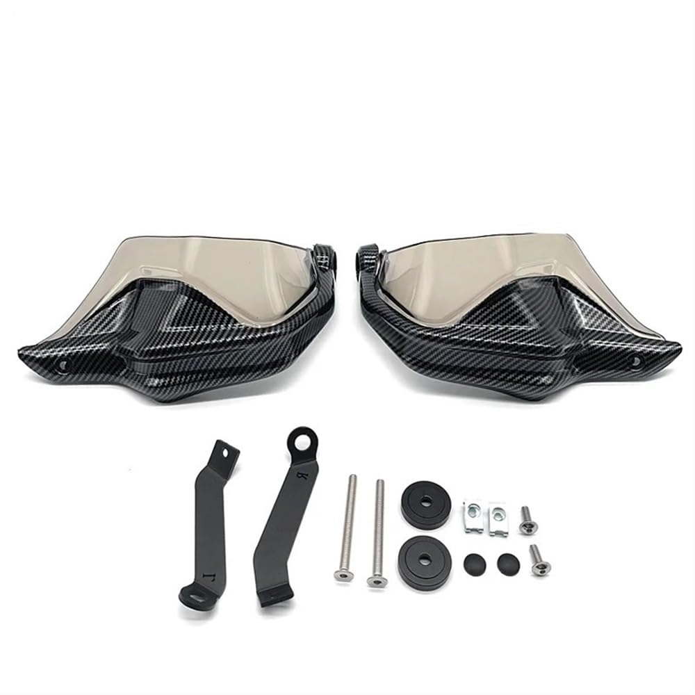 KAVSY Motorrad-Lenker-Handschutz Passend Für HO&NDA CB 500 X/F CB500X CB500F 2013-2021 CB400X CB400F 2021 Motorrad Handschutz Schild Handschutz Schutz Windschutzscheibe(Carbon Green22) von KAVSY