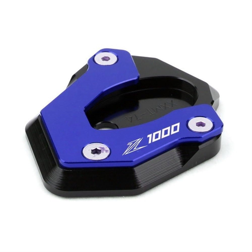 KAVSY Motorrad-Ständerpolster Für Ka&wa&saki Z1000 Z1000SX 2011-2020 2019 2018 Z 1000 1000SX Motorrad Kickstand Fuß Seite Stehen Verlängerung Pad Unterstützung Platte(Z1000-7) von KAVSY