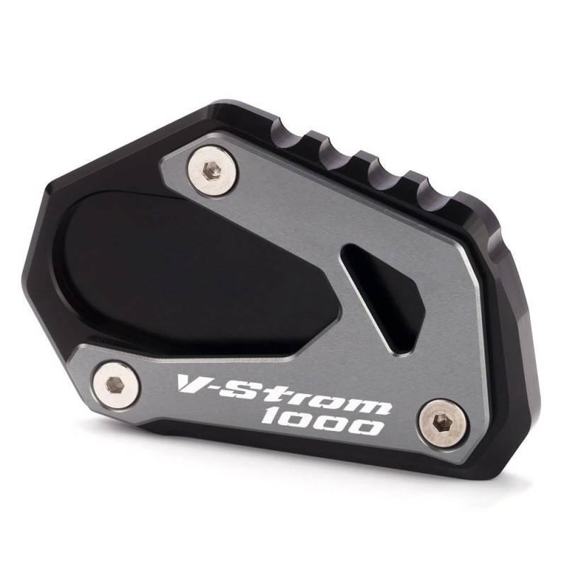 KAVSY Motorrad-Ständerpolster Motorrad Fuß Seite Stehen Enlarger Verlängerung Kickstand Pad Platte Anti-Slip Für Suzuki V-Strom 1000 1050 V-Strom 1050XT(V-Strom1000-6) von KAVSY