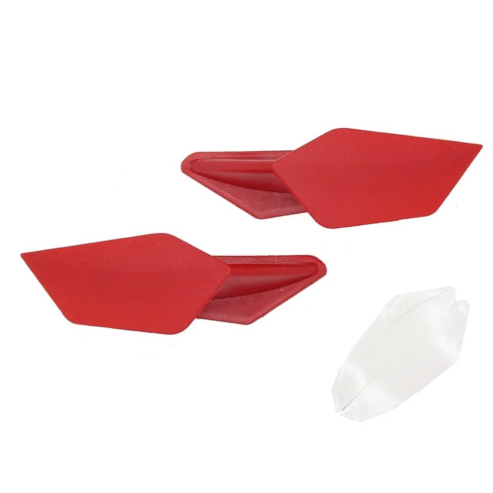 KAVSY Seitenflügel Kit Spoiler Motorrad-Frontverkleidung, Winglets, Seitenspoiler, Dynamischer Flügel, Motorrad-Winglets, Spoilerflügel(8) von KAVSY