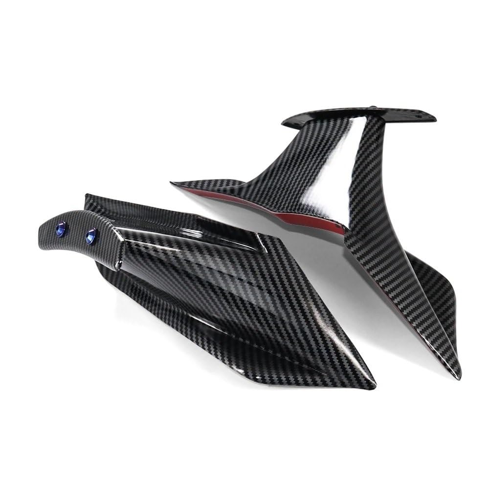 KAVSY Seitenflügel Kit Spoiler Verkleidungs-Winglets, Aerodynamischer Flügel, Motorrad-Flügelschutz-Abdeckungs-Set, Festes Winglet Für CBR650R CBR 650R 2019–2022(1) von KAVSY