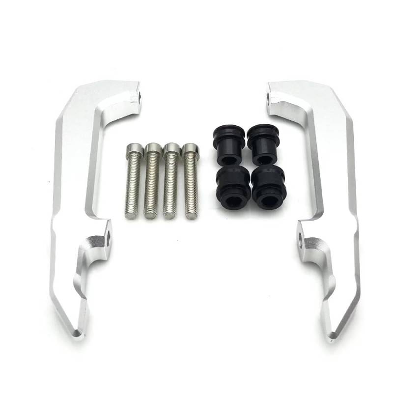 Motorrad-Haltegriff CNC Aluminium Motorrad Hinten Armlehne Bars Hinten Sitz Beifahrer Haltegriff Griff Für Grom MSX125 MSX 125 2021 2022(White20) von KAVSY