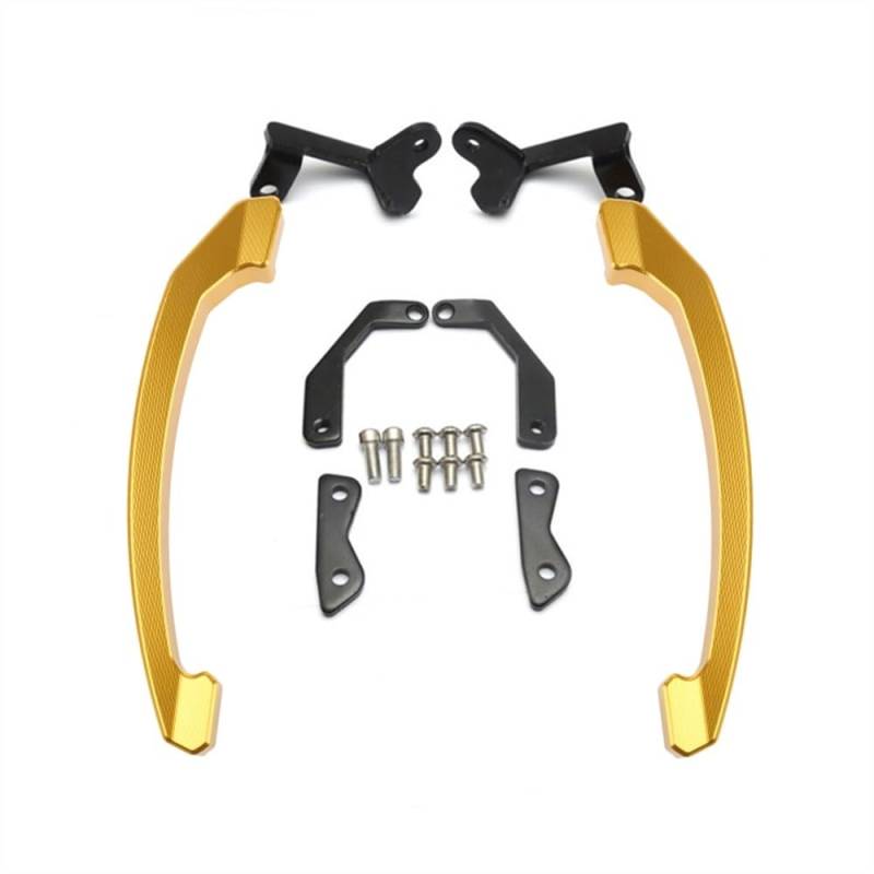 Motorrad-Haltegriff Für MT-07 MT07 2013-2016 Motorrad Schwanz Sozius Greifen Beifahrer Hinten Schiene Griff Armlehne Bars(Gold12) von KAVSY