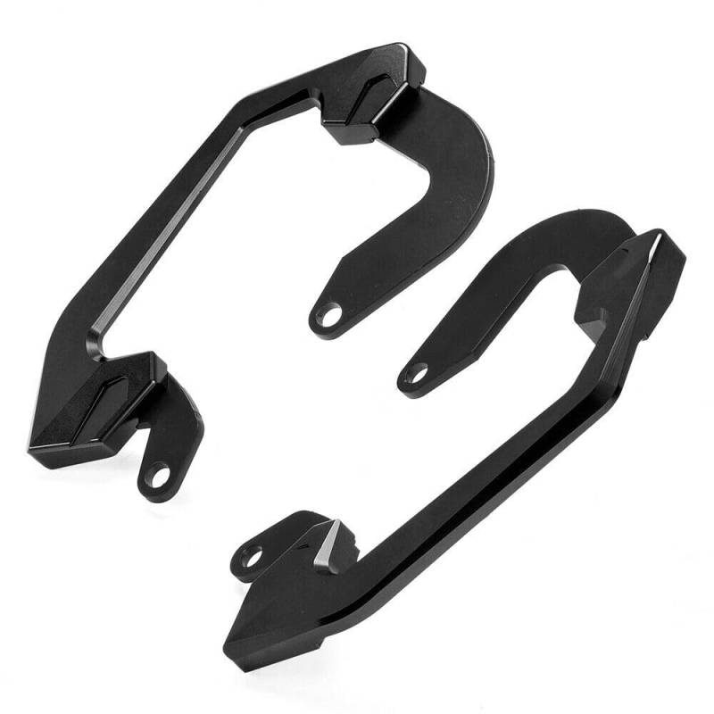 Motorrad-Haltegriff Motorrad Aluminium Hinten Passagier Sitz Hand Bar Schiene Haltegriff Bars Armlehne Seite Kit Für CB650R CBR650R 2019 2020(Black22) von KAVSY