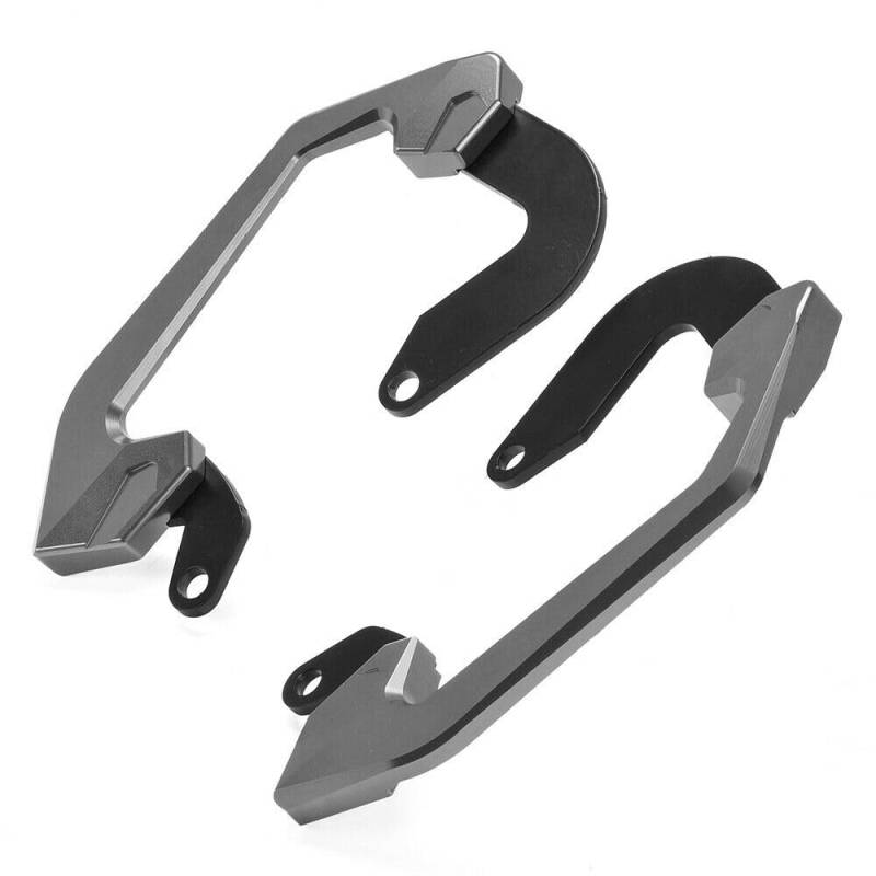 Motorrad-Haltegriff Motorrad Aluminium Hinten Passagier Sitz Hand Bar Schiene Haltegriff Bars Armlehne Seite Kit Für CB650R CBR650R 2019 2020(TITANIUM24) von KAVSY