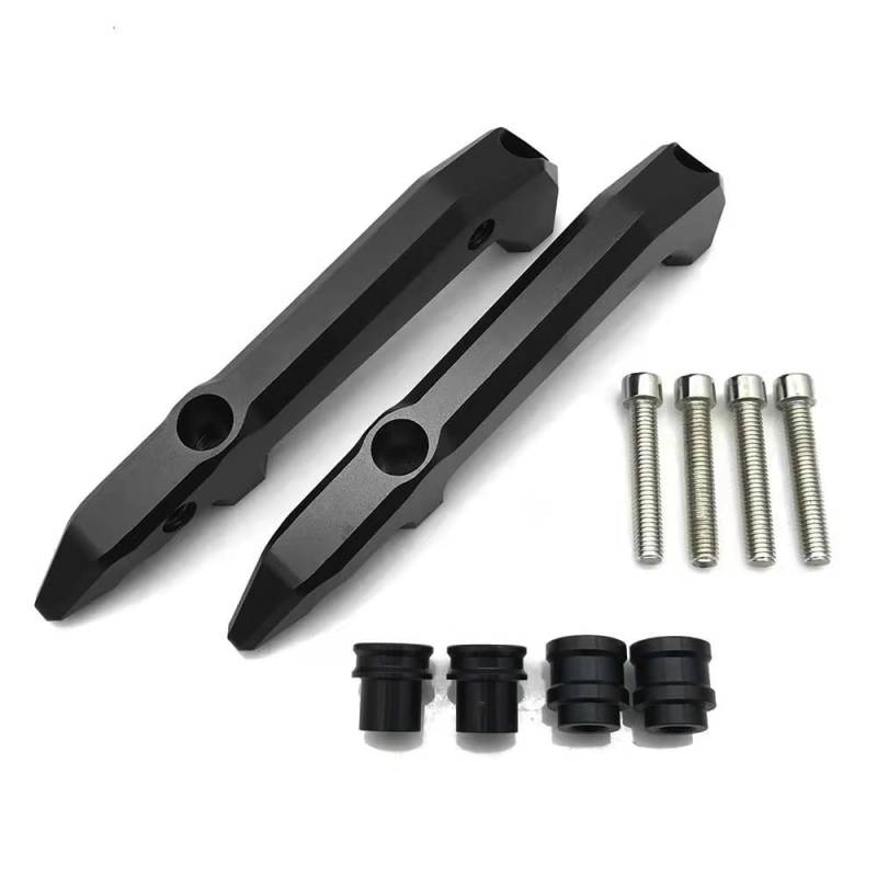 Motorrad-Haltegriff Motorrad CNC Hinten Sitz Passagier Armlehne Griff Schiene Haltegriff Hinten Handläufe Kit Für MSX125 MSX 125 Grom 2021-2022(Black10) von KAVSY