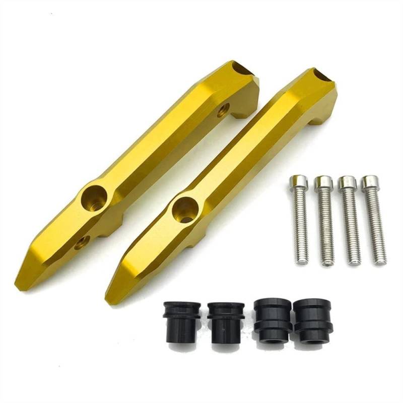 Motorrad-Haltegriff Motorrad Hinten Armlehne Bars Hinten Sitz Passagier Haltegriff Lenker Geändert Teile Kompatibel Für Msx125 Grom 2021 +(Gold15) von KAVSY