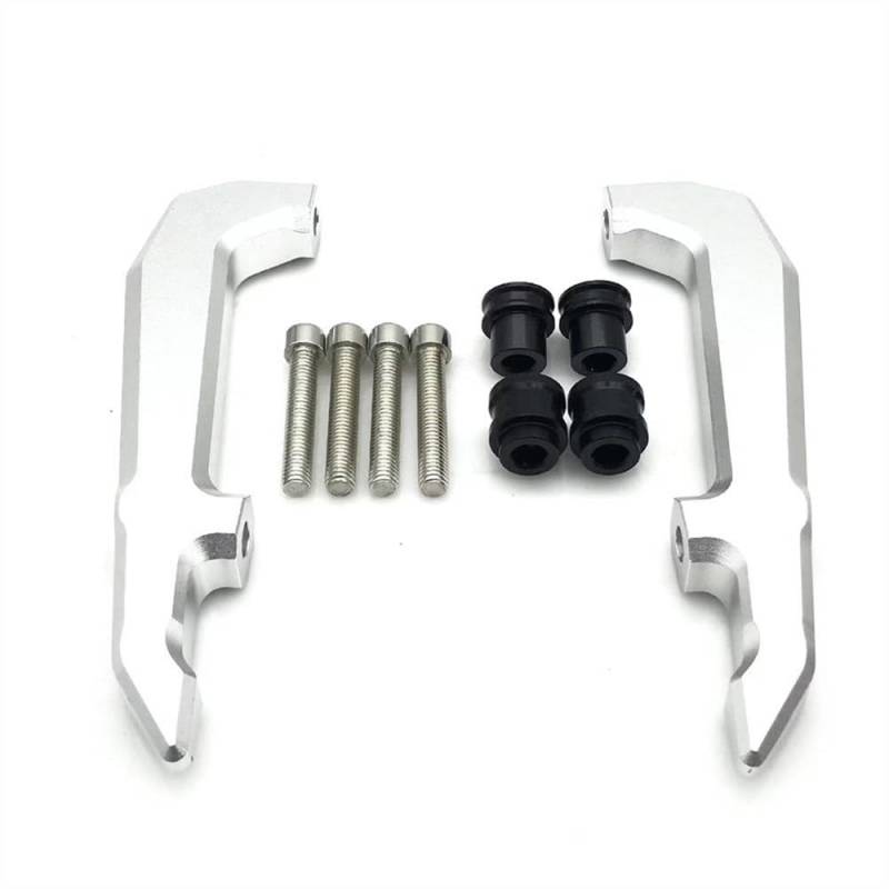 Motorrad-Haltegriff Motorrad Hinten Armlehne Bars Hinten Sitz Passagier Haltegriff Lenker Geändert Teile Kompatibel Für Msx125 Grom 2021 +(Silver23) von KAVSY