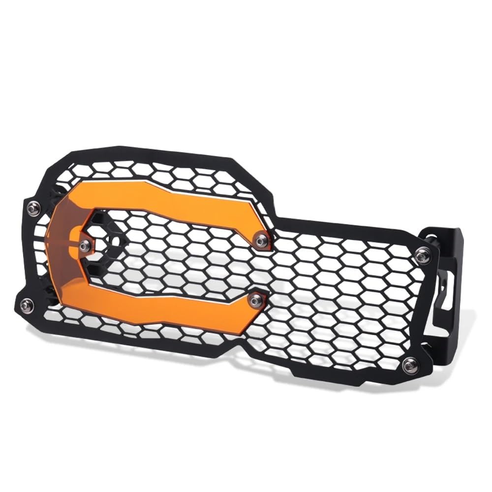 Motorrad Scheinwerfer Grill F800gs Adventure 2022 Motorrad-Scheinwerferabdeckung, Passend Für B&MW GS800 F700GS F650GS 2008–2021, Kühlergrillschutz, F 800 GS(Orange NO LOOG) von KAVSY