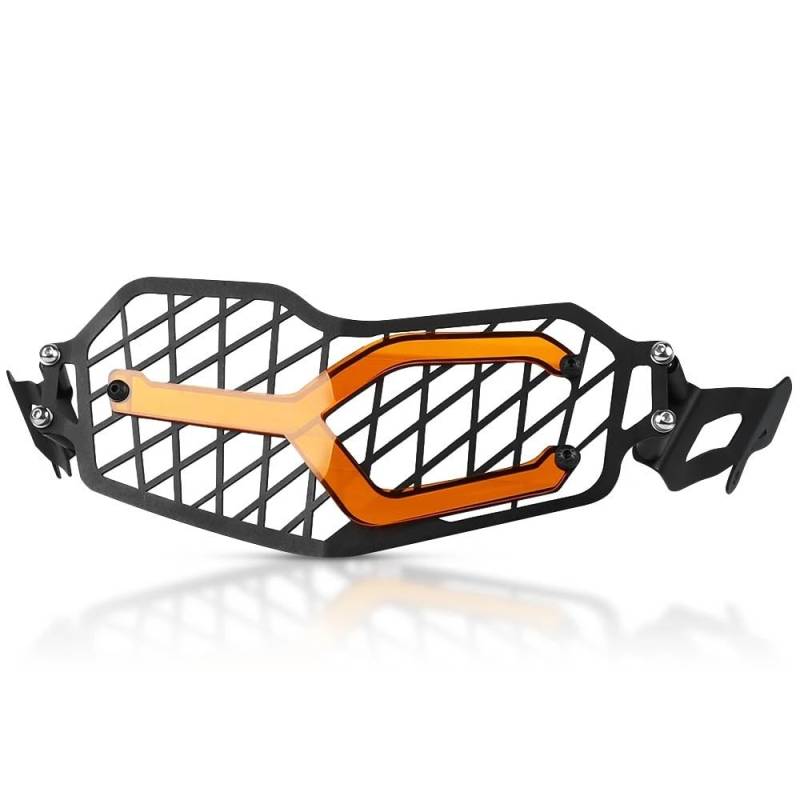 Motorrad Scheinwerfer Grill F850GS Adventure Motorrad Scheinwerfer Grill Schutz Abdeckung Schutz FÜR B&MW F850 F 850 ​​GS ADV 2018 2019 2020 2021 2022 2023 2024(Orange) von KAVSY